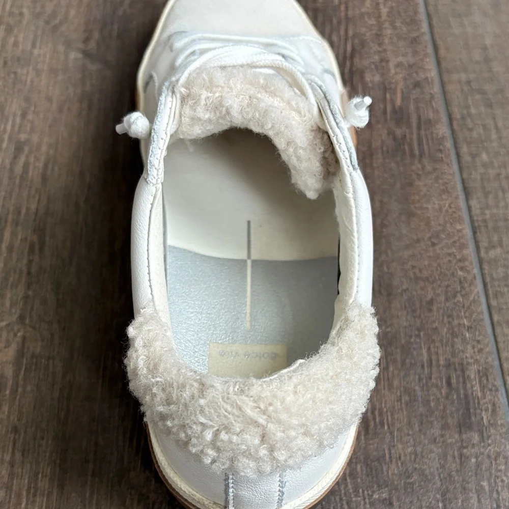 Dolce Vita Cream and Tan Sneakers - Picture 7 of 11